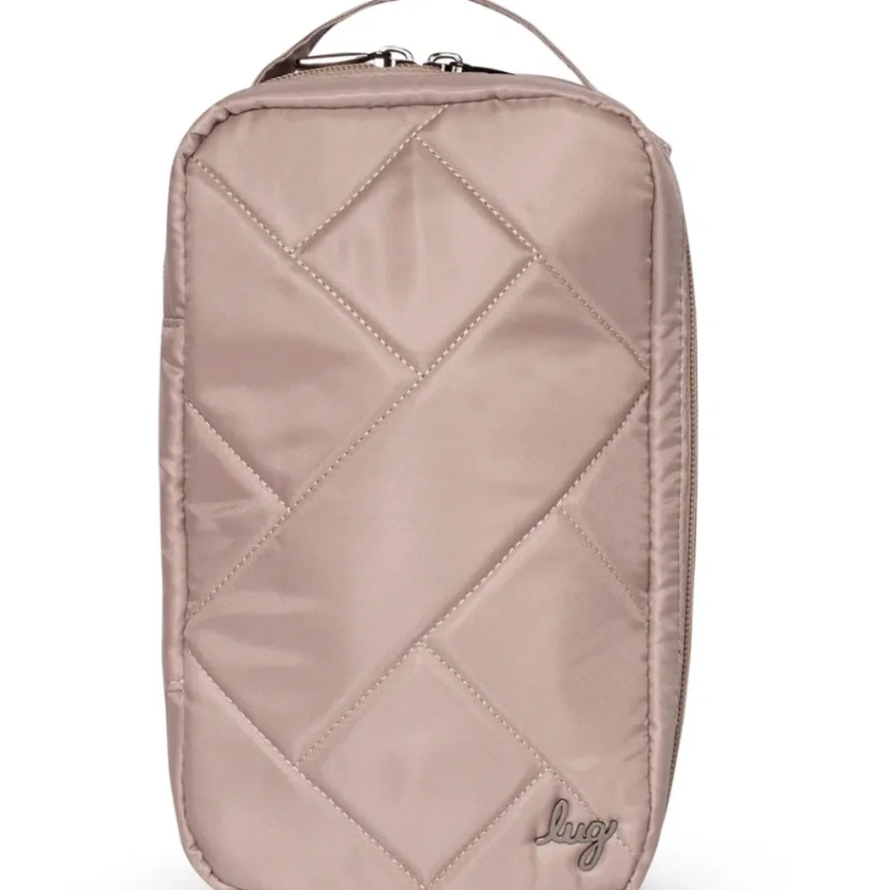 Lug Hover Cosmetic Pouch Sand Taupe NWT